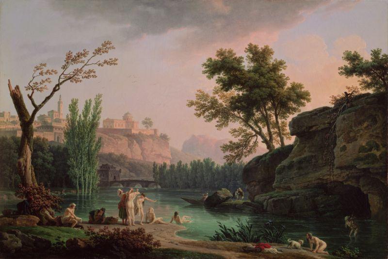 Claude Joseph Vernet Landscape in Italy Germany oil painting art